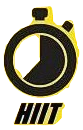 Logo ejercicio Hiit solo las letras DA TODO LO QUE TENGAS Y OBSERVA LOS RESULTADOS.
